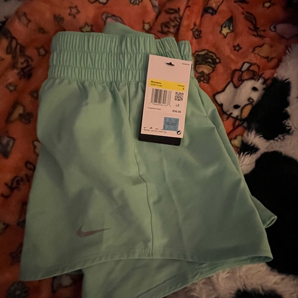 Nike Mint Green Athletic Shorts